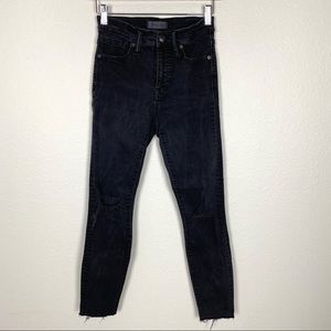 Madewell Black 9” High-Rise Skinny Jeans - Size 26